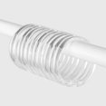 thumbnail image 2 of Shower Rings, 12pcs Clear Shower Curtain Hooks Round Plastic Shower Curtain Rings Hook Sli, 2 of 5