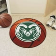 thumbnail image 2 of Colorado State Basketball Mat 27" diameter, 2 of 2