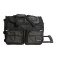 thumbnail image 2 of Dejuno Unisex 20" Rolling Duffel Bag, Black, 2 of 6