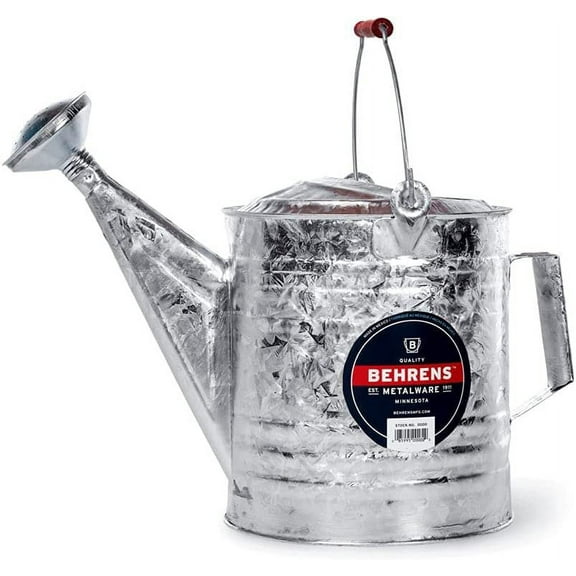 Behrens Galvanized Steel Watering Can Sprinkle Spout - 1 Pc, 10 Qt, Gray