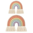 thumbnail image 6 of HeroNeo Macrame Rainbow Wall Decor for Bedroom Nursery Baby Rooms Tapestry Wall Hanging, 6 of 13