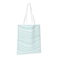 thumbnail image 2 of YFYANG Reusable Cotton Canvas Tote Shopping Bag, Green Line Art Washable Portable Grocery Bag for Daily Travel, 2 of 8