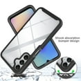 thumbnail image 5 of for Samsung Galaxy A05s Case, Luxury Dual Layer Shockproof Bumper Rugged Hybrid Heavy Duty Clear Drop Protective Durable Hybrid 2-layer Phone Case Cover for Galaxy A05s, Darkblue, 5 of 6