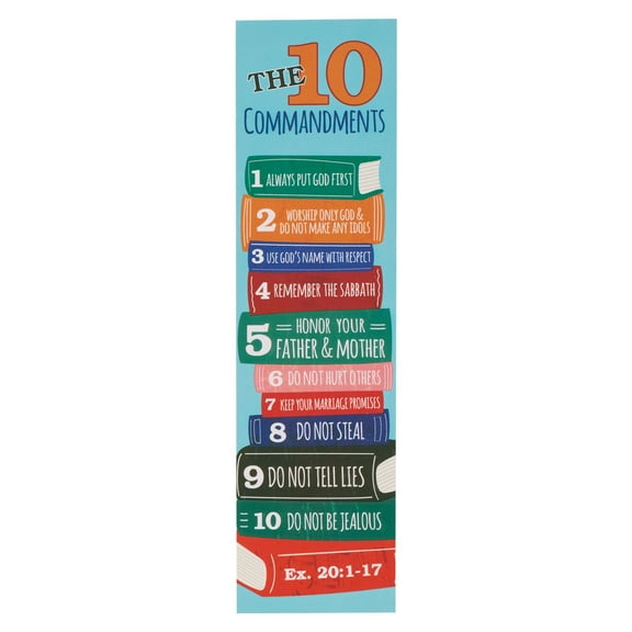 Bookmark Pack Books The 10 Commandments Ex. 20:1-17