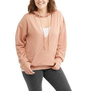 Poof Junior's Plus Long Sleeve Deep V Cu