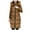 Coffee, variant on Womens Coats Down Padded Slim Waist Belt Mid-Length Waist Solid Color Hooded Padded Jackets for Women