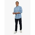 thumbnail image 6 of Chaps Men's and Big Men's Long Sleeve Classic Fit CVC Woven Shirt, Sizes S-3XL, 6 of 7