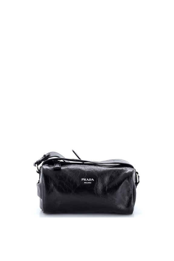 Pre-Owned Convertible Top Zip Shoulder Bag Nappa Leather Small By Rebag