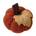 thumbnail image 2 of CISIL Halloween Knitted Pumpkin Decorations Mini Artistic Pumpkins for Home Decor DIY, Table, Fall, Thanksgiving Decor Saffron, 2 of 3