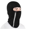 thumbnail image 1 of Black Face Mask Winter Cycling With Fleece Lining Cold And Windproof Construction For Motorcycle Outdoor Activities And Full Face Protection All Day Free Size, 1 of 3