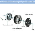 thumbnail image 4 of Kit de Embrague de Compresor de Aire Acondicionado para Mitsubishi Lancer 2009-2017 para Mitsubishi Outlander 2009-2020 L4 2.4L Conjunto de Embrague de Compresor para Compresor QS90 7812A215/7813A197, 4 of 7
