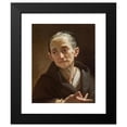 thumbnail image 2 of Ubaldo Gandolfi 15x18 Black Modern Framed Museum Art Print Titled - Head of an Old Woman (circa 1778), 2 of 5