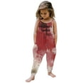 thumbnail image 1 of Weaiximiung Combinaison Sans Manches Imprimée pour Bébé Fille 3-4 Ans, 1 of 5