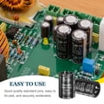 thumbnail image 4 of Uxcell 400V 560uF Snap in Electrolytic Capacitor, 2 pcs 2 Pin Audio Amplifier Aluminum Electrolytic Capacitor for Filter Audio Smart Home Appliances(Black,51.5x35mm), 4 of 6