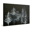 thumbnail image 2 of "Trees in Moonlight" Painting Print on Wrapped Canvas, 2 of 7