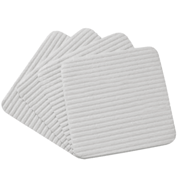 4 Pack Vacuum Tech Non Slip Rug Pad Gripper for Hardwood Floors, No Damage New Material Under Rug Carpet Tape, Keep Rugs in Place & Flatten Rug Corners