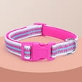 thumbnail image 4 of opvise Pet Collar Reflective Adjustable Decorative Polyester Cat Dog Neck Circle Strap Rose Red, 4 of 7