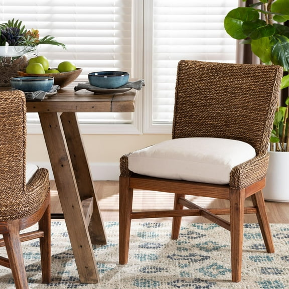 bali & pari Ridley Boho Dining Chair, Brown Wash