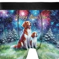 thumbnail image 4 of Happy New Year Brittany Spaniel Family Cheer Winter Midnight Firework All Over Print Boxer Briefs Underwear for Men Dad Brittany Dog Lover Gifts Idea - 02025, 4 of 6