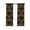 Black, variant on Grey Leaves Blackout Curtains, Light Blocking Print Window Curtains, Vintage Abstract Art Botanical Sage Green Thermal Insulated Window Drapes for Living Room Kitchen Cafe 2 Panels, 84"W x 84"L