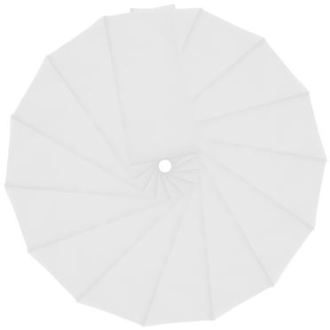 Worgeous 100 Pcs Bulk Napkins Paper Napkin Birthday Party Napkins Banquet 21.5X10cm White