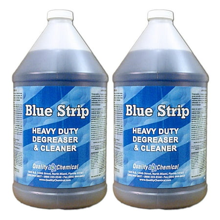 Blue Strip Industrial Cleaner and Degreaser - 2 gallon (Best Wood Stripping Chemical)