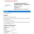 thumbnail image 2 of A/C Discharge Hose - Compatible with 2007 - 2008 Honda Fit, 2 of 2