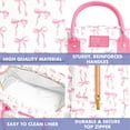 thumbnail image 2 of Fit + Fresh Bloomington Womens Lunch Bag, Insulated Lunch Box With Containers, Pink Bows, 2 of 8