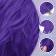 thumbnail image 3 of Unique Bargains 59" x 4" Plush Faux Fur Fabric Precut Strips Fluffy Faux Fur Ribbon, Purple, 3 of 6