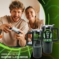 thumbnail image 6 of 30 oz Gaming Tumbler With Handle and Straw, 30oz Insulated Stainless Gaming Tumbler Coffee Travel Mugs Cup Water Bottle Game Lovers Gifts for Men Boys, 6 of 6