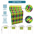 thumbnail image 6 of Green Purple Plaid Table Runner 70 Inches, Modern Geometric Minimalist Checkered Bed Runner Dresser Scarves Tabletop for Indoor Outdoor Parties/Ceremony/Banquet, 13" x 70", 6 of 9