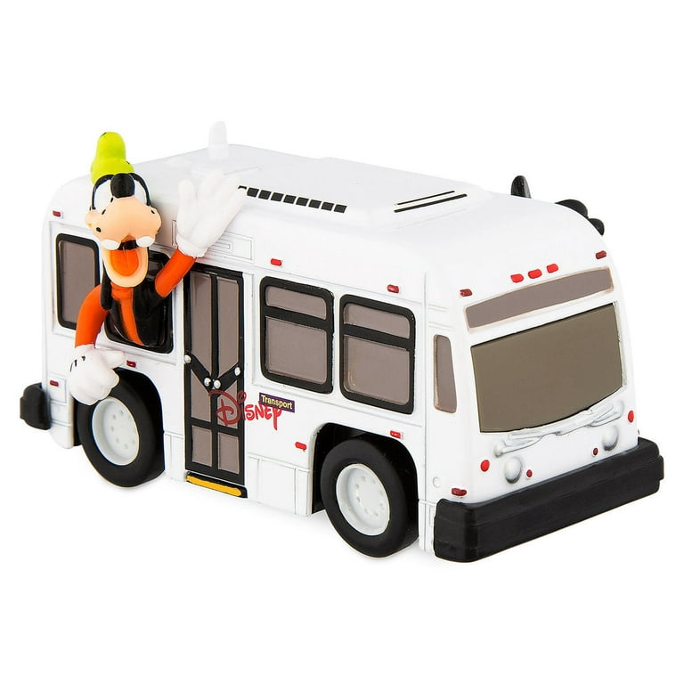 Disney Theme Park Collection TRANSPORT BUS Die Cast Vehicle MICKEY & GOOFY  New!
