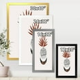 thumbnail image 4 of Designart 'Sun and Moon Shapes In Retro Terracotta Tones V' Modern Framed Art Print, 4 of 4