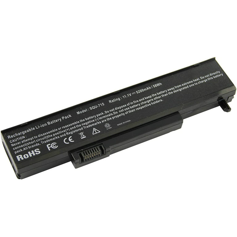 Laptop Battery for Compatible Gateway M-6843 (6-cell, 4800mAh)