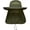 Army Green, variant on Men's UPF 50+ Wide Brim Safari Hat with Detachable Neck Flap