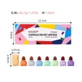 thumbnail image 6 of KISSIO 8 Colors Lipstick Set, Waterproof Long Lasting Mini Lipstick,Matte Lipstick,Mini Lipstick Set,Cruelty Free,1.27 oz, 6 of 7