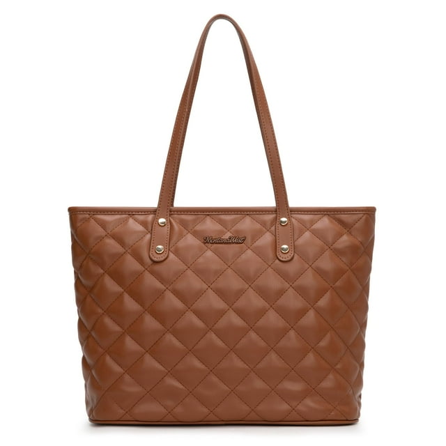 Bolso Tote Montana West Acolchado de Cuero Vegano para Mujer