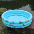 thumbnail image 1 of Jinsinto Inflatable Pool Portable Foldable Round PVC Kiddie Paddling Pool 150cm, 1 of 5