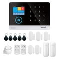 thumbnail image 2 of Alarm kit,Display Door App Remote Compatible Wifi Auto-dial Alarm Kit 16 Piece Pir App Auto-dial Alarm Lcd Bosnyyds Compatible With Voice Lcd Diy Alarm 16 Alarm 2.4in Lcd Piece Kit Lcd, 2 of 6