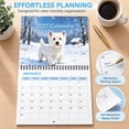 thumbnail image 5 of WestHighland White Terrier Calendar 2027, 12 Months Wall Calendar From Jan. 2027 - Dec. 2027, Cute Pet Dog Hanging Planning for Home & Office Decor, 5 of 7