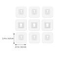 thumbnail image 4 of Shisuyan 22 Pairs Double-sided Adhesive Wall Hooks Household Wall Storage Hangers, 4 of 8