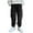 Black, variant on Edvintorg Boys Cargo Pants Streetwear Letter Printed Elastic Waist Casual Trousers with Pocket School Outfits 4-15 Years Boys Sweatpants