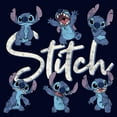 thumbnail image 2 of Mens Lilo & Stitch Distressed Poses T Shirt, 2 of 5
