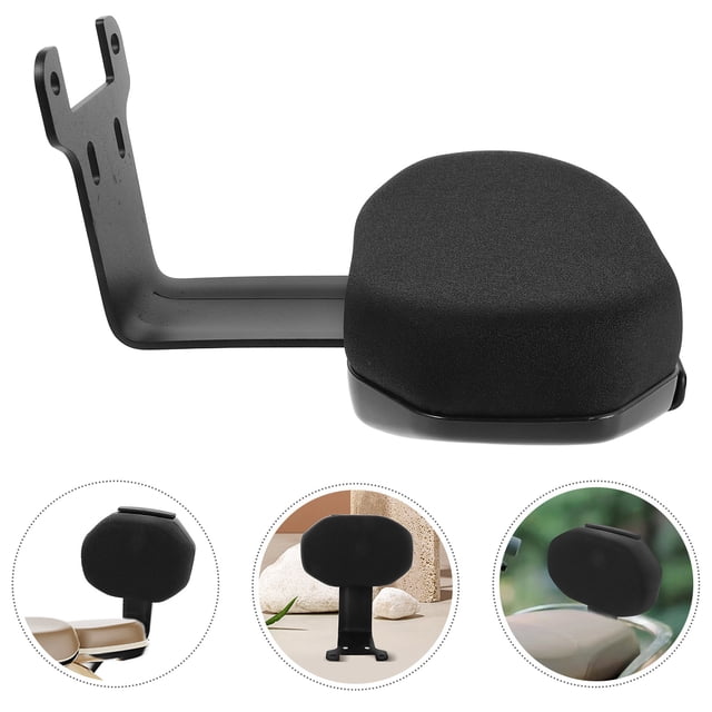 BESTYASH Cojín De Para Asiento Trasero De Motocicleta En Negro Compatible Con Scooters Eléctricos