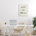 thumbnail image 3 of Stupell Industries Modern Catch Me Offline Scrawl Canvas Art, 16 x 20, by Victoria Barnes, 3 of 8