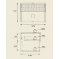 thumbnail image 7 of Joyyskill Floating Nightstand with Drawer Set of 4, Small Wall Mounted Bedside End Table, Modern Fluted Night Stand, Brown, 7 of 7