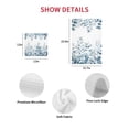 thumbnail image 7 of Blue Eucalyptus Leaves Kitchen Dish Towels for Drying Dishes Set of 4, Watercolor Spring Summer Botanical Waffle Weave Microfiber Hand Tea Bathroom Towels Quick Dry & Absorbent Towel 15.7x23.6, 7 of 7