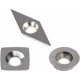 thumbnail image 3 of 3 piezas de insertos de corte de carburo de tungsteno para herramientas de torneado de carpintería (incluye cuadrado de 11 mm con radio, torno de 12 mm, diamante de 28 x 10 mm con punta), 3 of 5