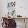 thumbnail image 3 of Stupell Industries Ambiguous Horse Visages Animals Painting Wrapped Canvas Art Print Wall Art, 30 x 24, Set of 2, 3 of 8