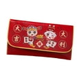 thumbnail image 4 of Sharprepublic Chinese Lunar New Year Red Envelope Gift Envelope PU Leather for Celebration Good Luck, 4 of 8